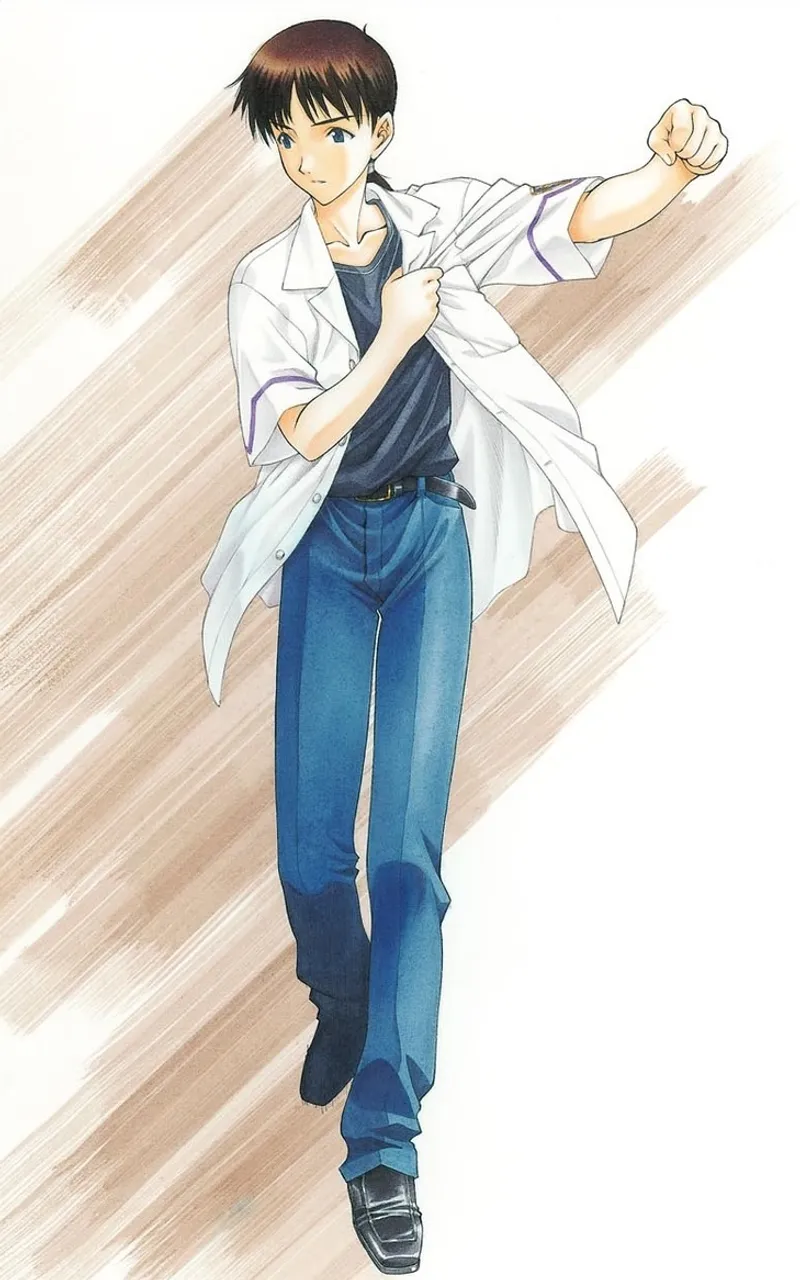 Shinji Ikari in Neon Genesis Evangelion