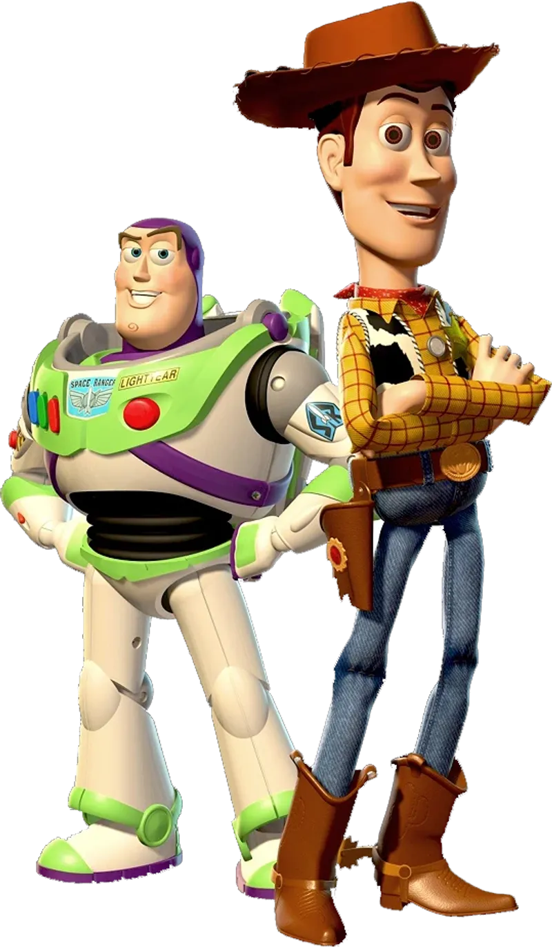 Woody & Buzz Lightyear – Toy Story (1995)