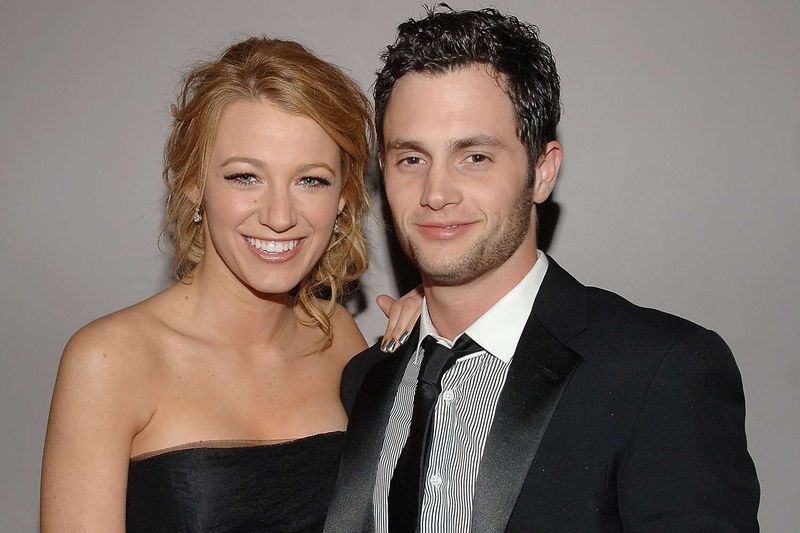 Blake Lively and Penn Badgley 