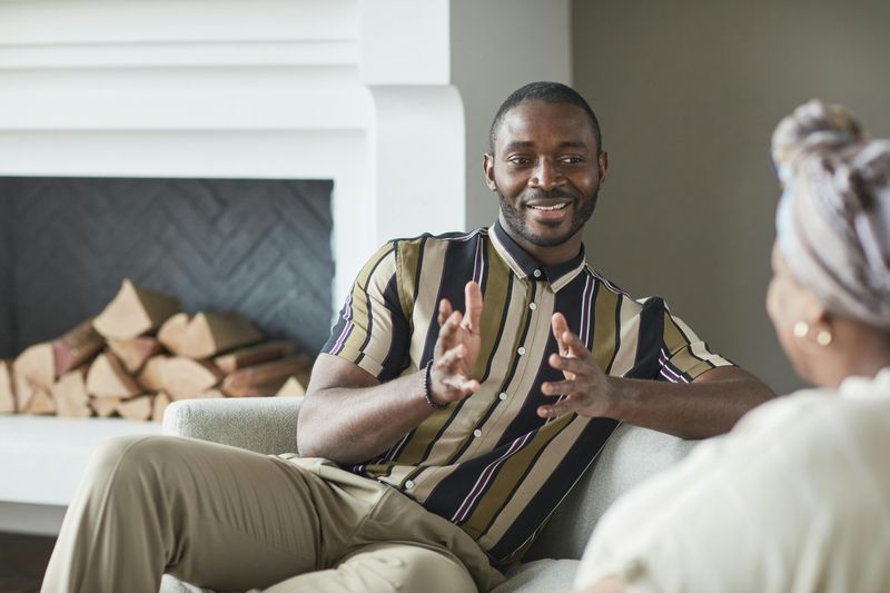 They Relax Their Body Language