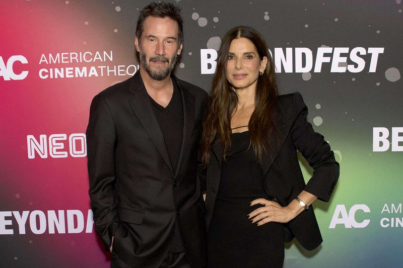 Sandra Bullock and Keanu Reeves During Speed
