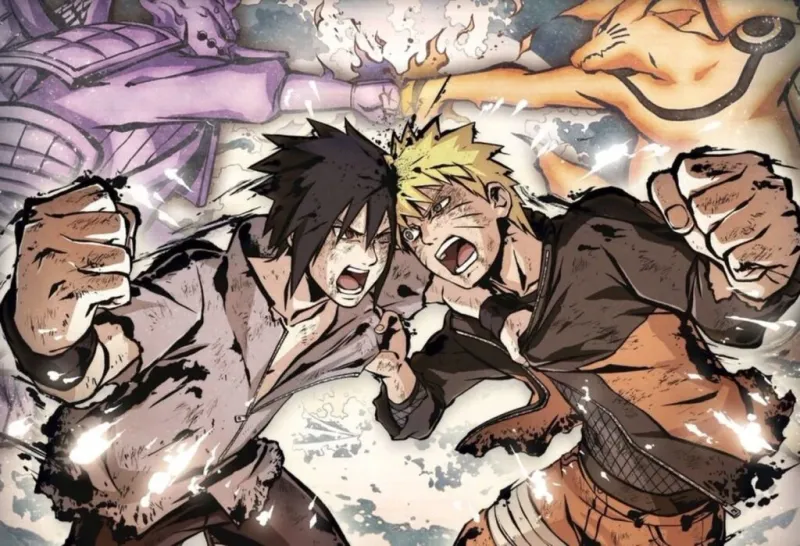 Naruto Uzumaki and Sasuke Uchiha – Naruto / Naruto: Shippuden (2002–2017)