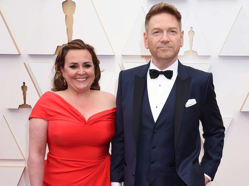 Kenneth Branagh and Lindsay Brunnock