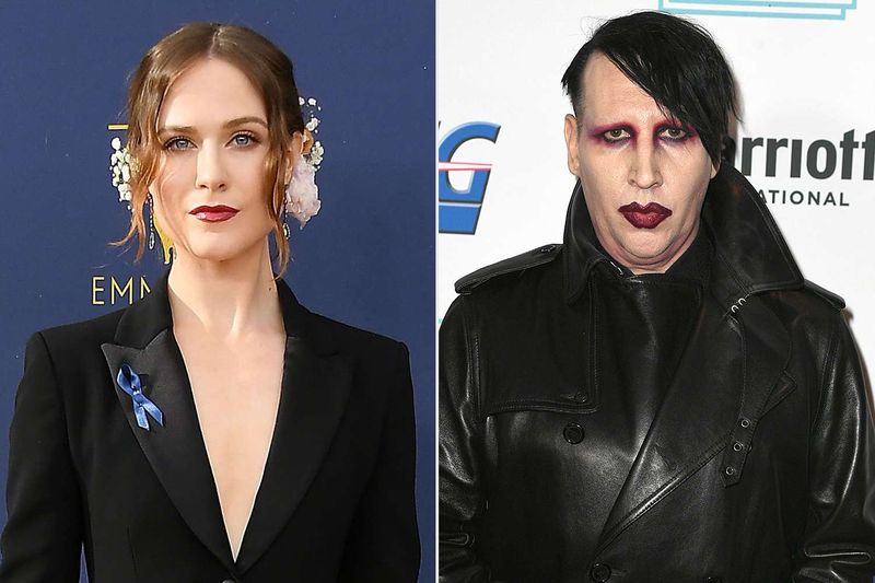 Marilyn Manson and Evan Rachel Wood