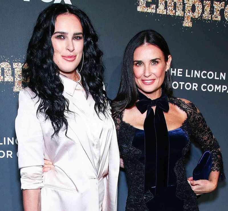 Demi Moore and Rumer Willis