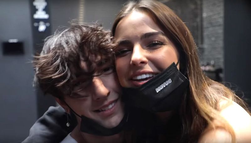 Bryce Hall and Addison Rae