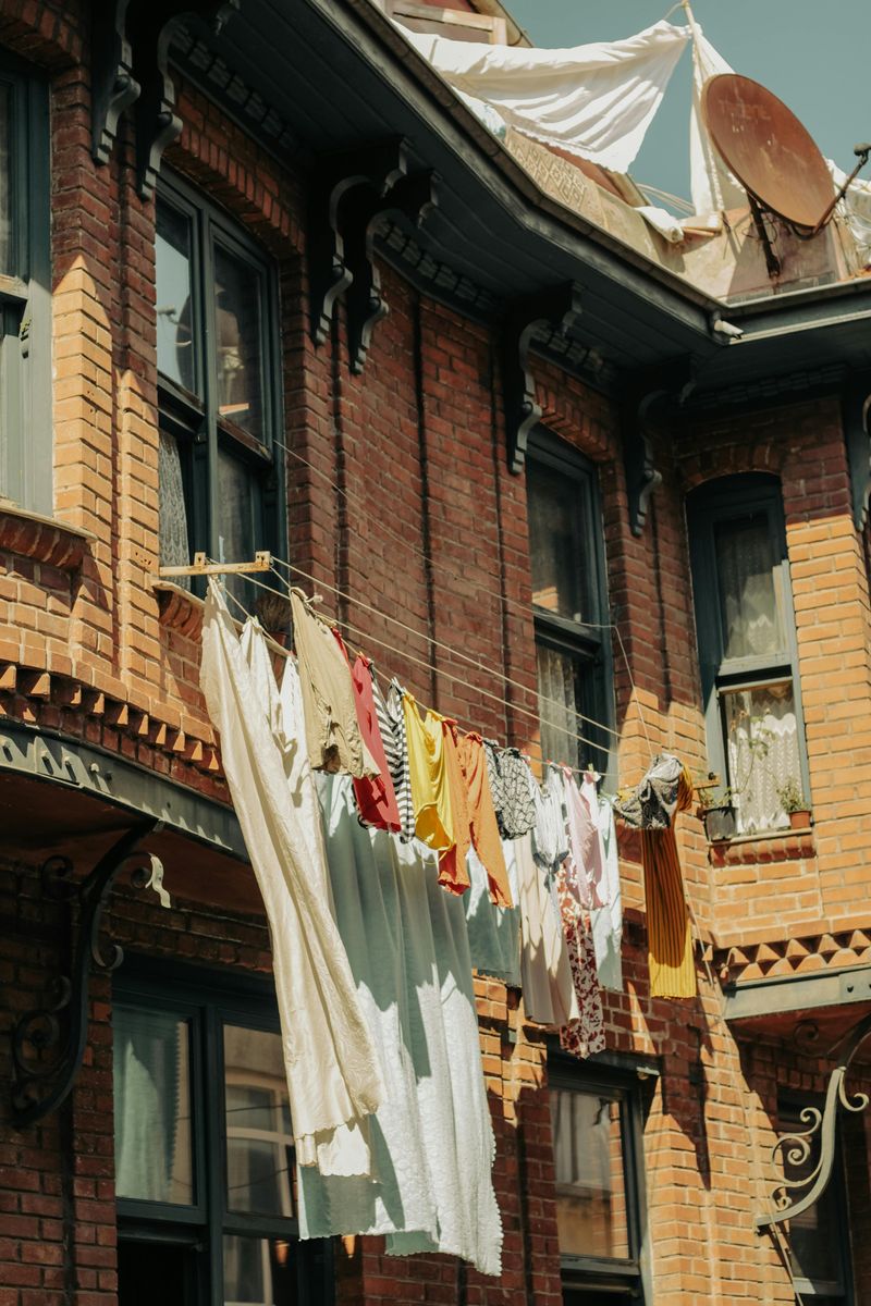 Hanging Laundry Out to Dry