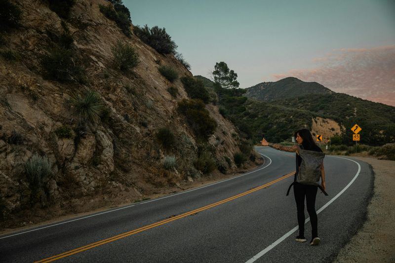 Hitchhiking on Highways