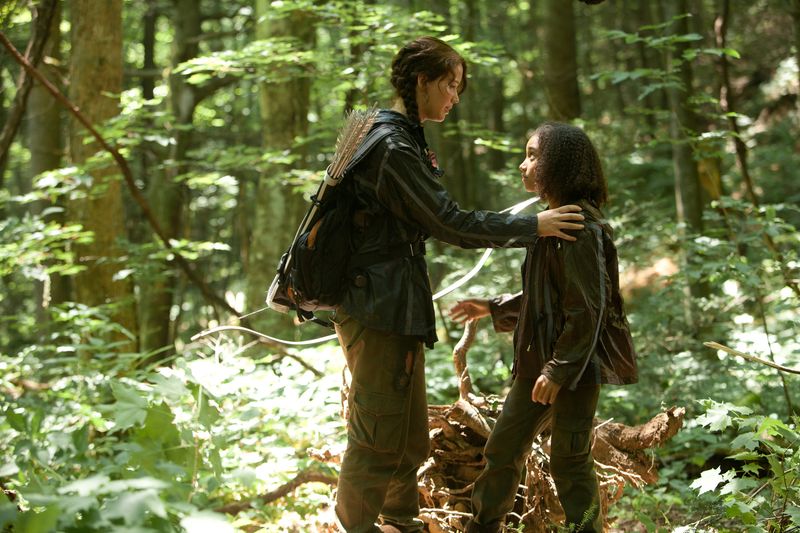 Rue in The Hunger Games