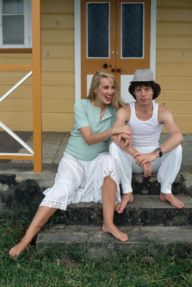 Mick Jagger & Jerry Hall