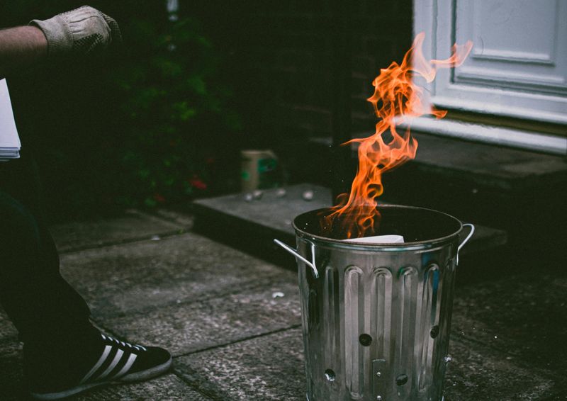Burning Trash or Yard Waste in the Backyard