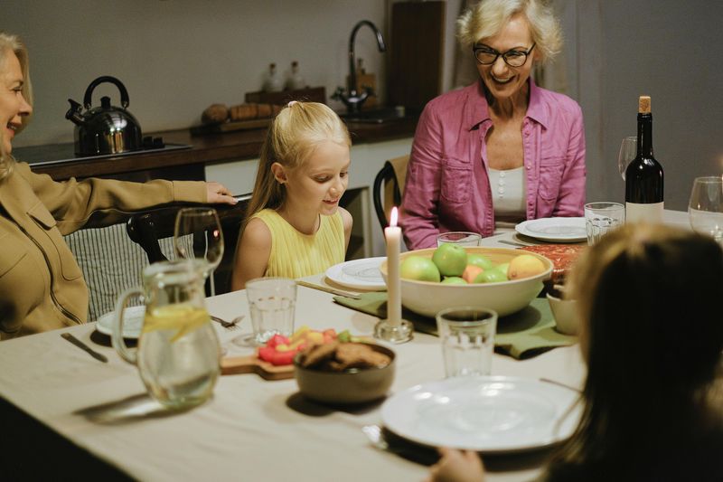 Sitting Down Together for Family Meals