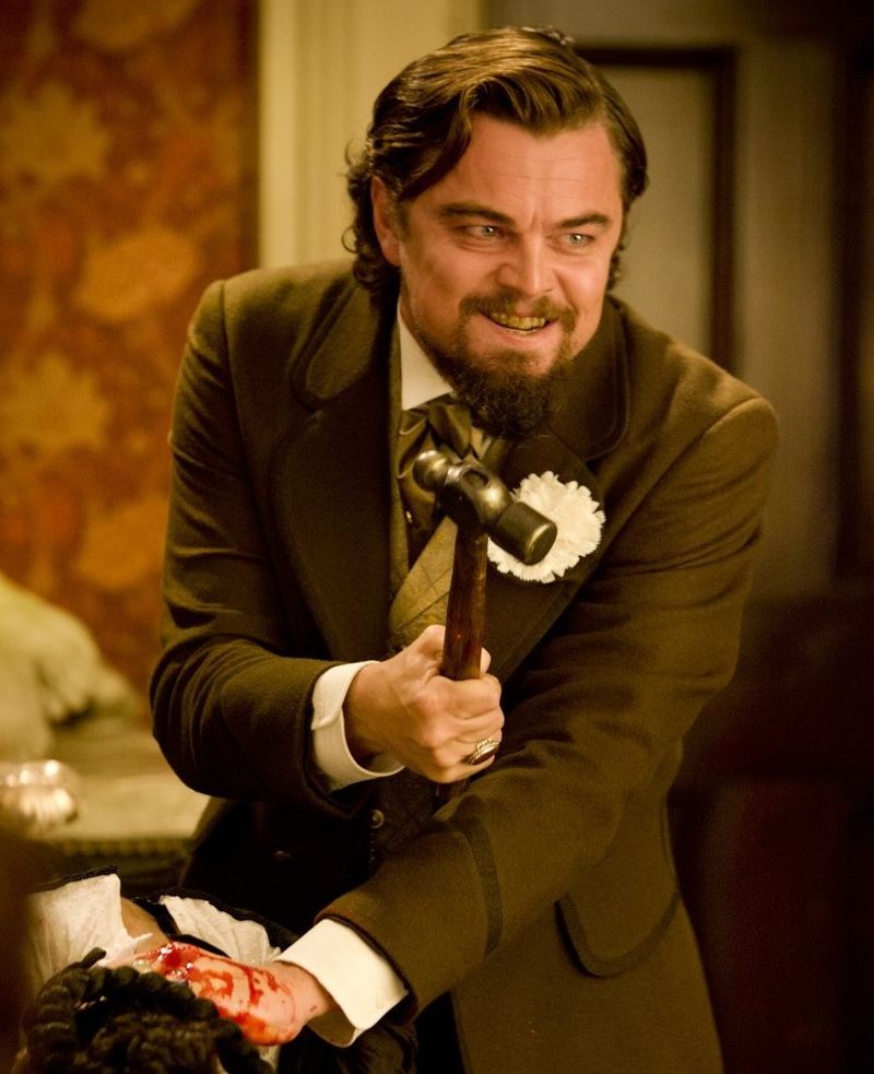 Leonardo DiCaprio Cutting His Hand in Django Unchained (2012)