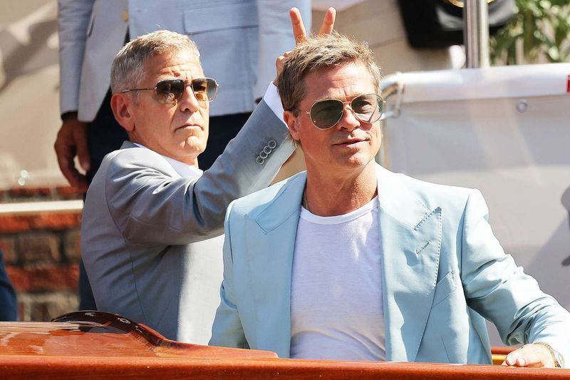 Brad Pitt and George Clooney