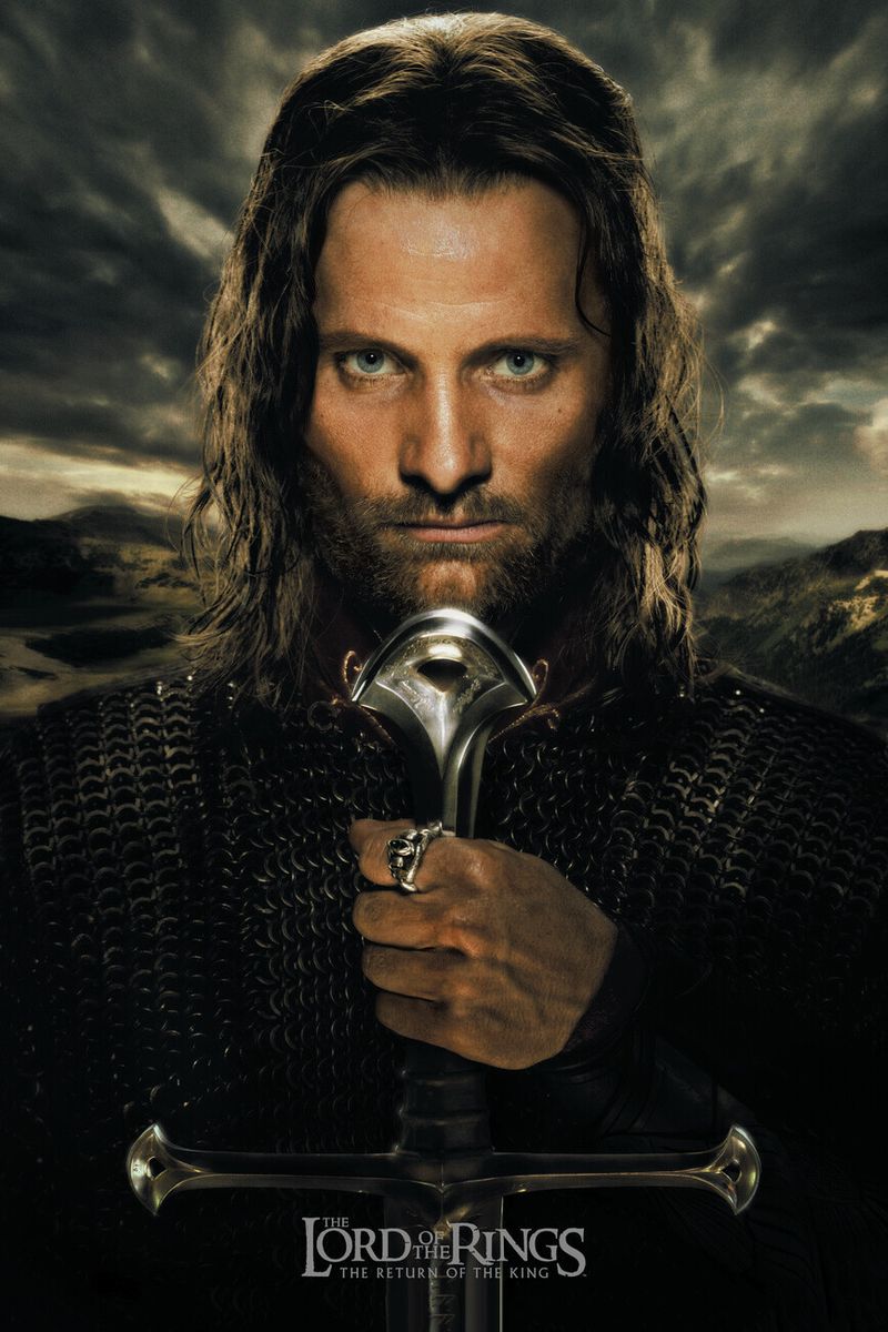Viggo Mortensen as Aragorn in Lord of the Rings