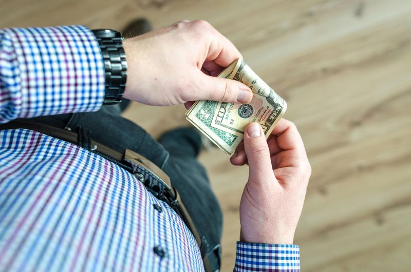 Keeping cash tucked away