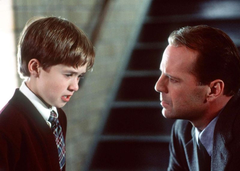 Bruce Willis and Haley Joel Osment