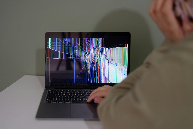 Broken electronics