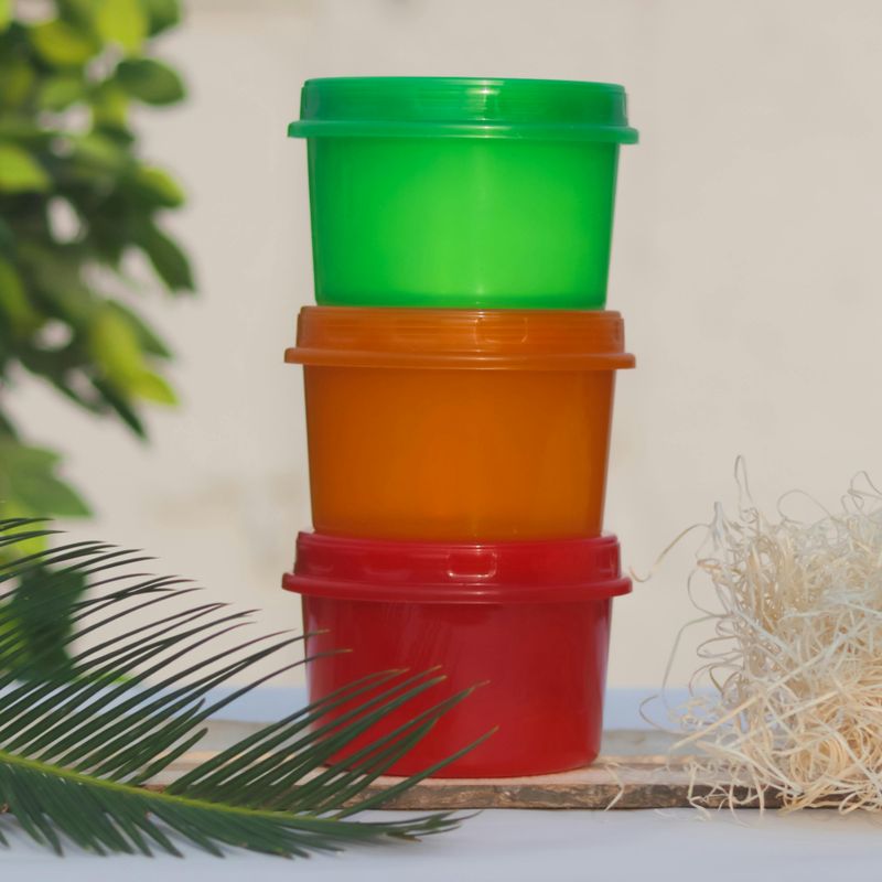Butter Containers as Tupperware
