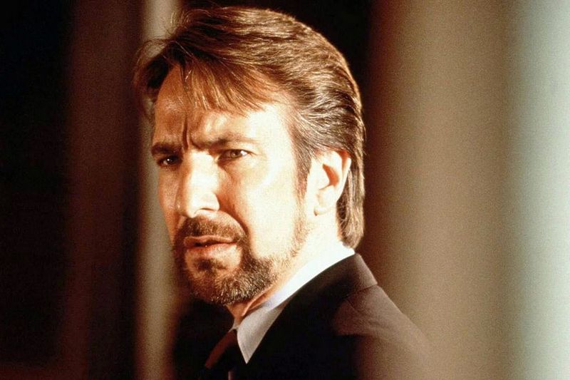 Alan Rickman as Hans Gruber in Die Hard