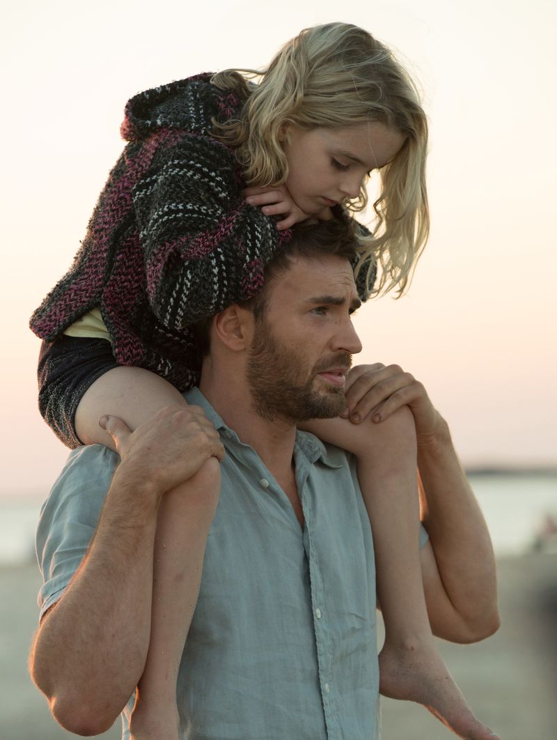 Chris Evans and McKenna Grace