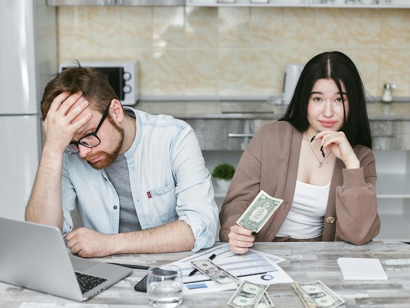 Hiding financial habits