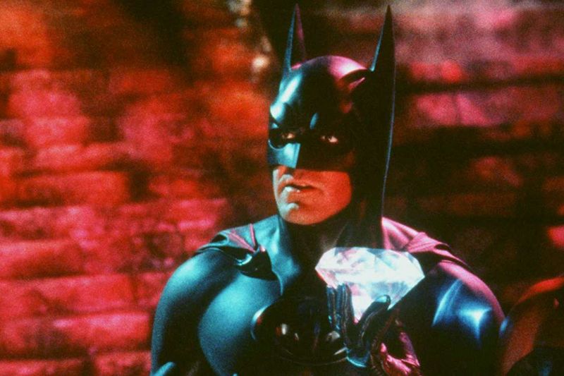 George Clooney as Batman in Batman & Robin