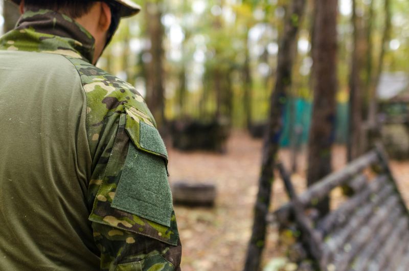 Wearing Camouflage Clothing