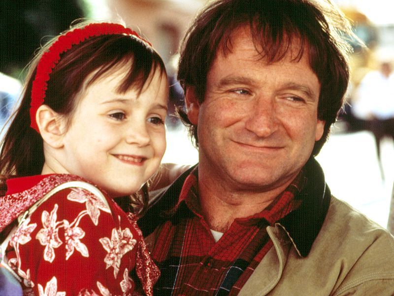 Robin Williams and Mara Wilson