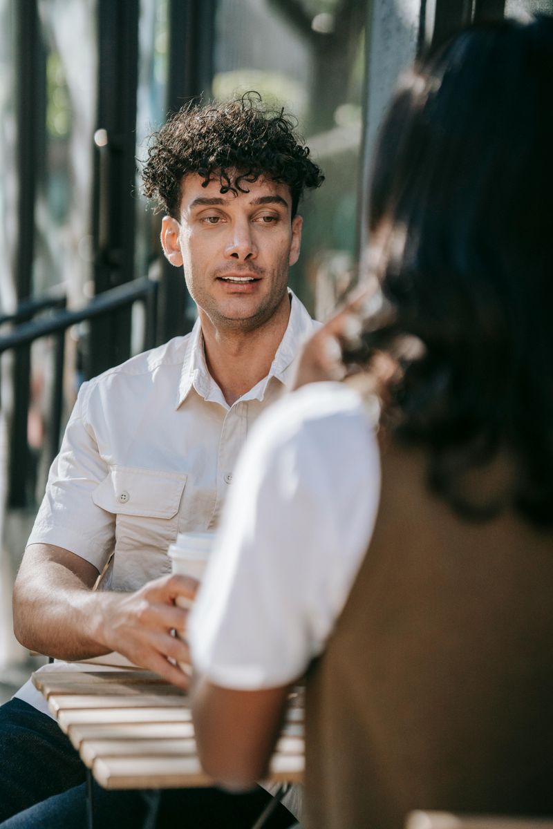 He keeps conversations surface-level